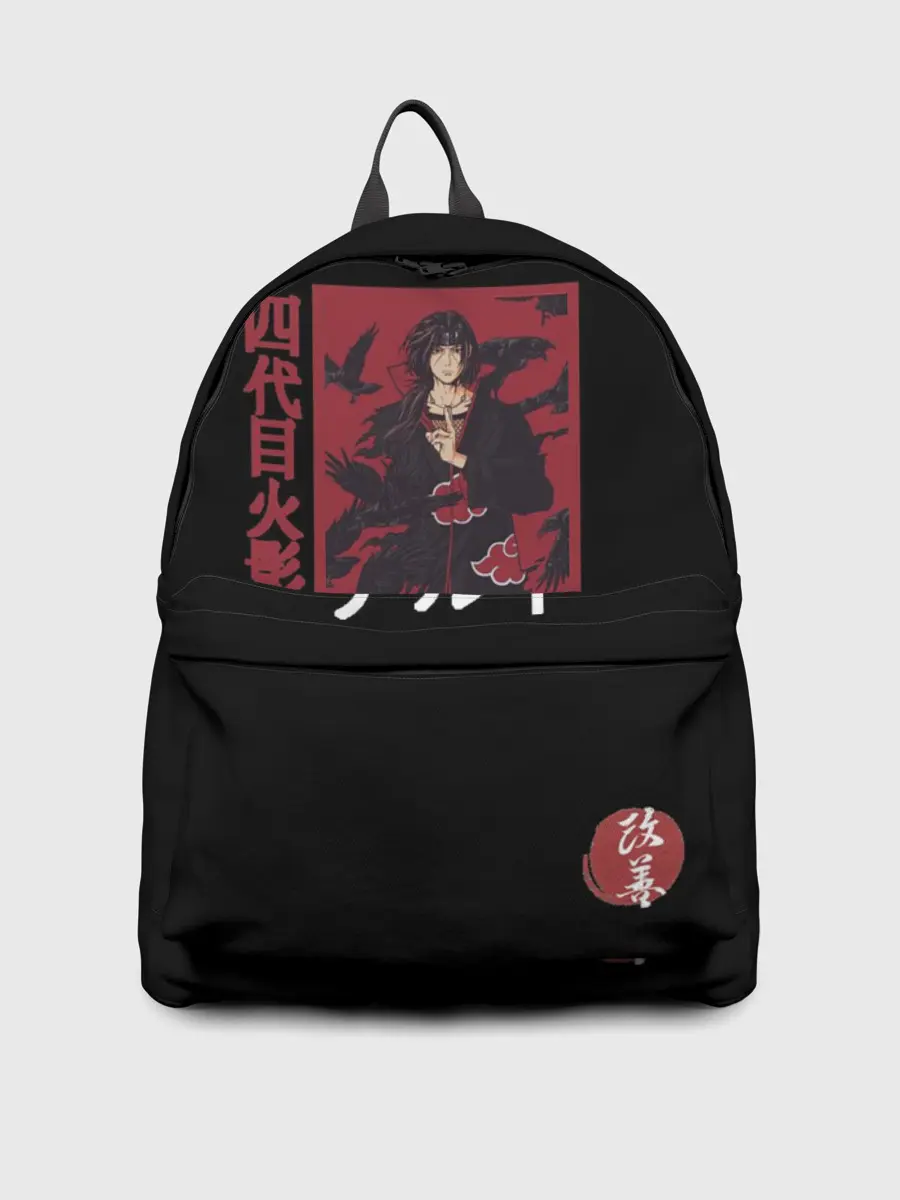 Рюкзак джинсовый / Хитачи иероглицы черные