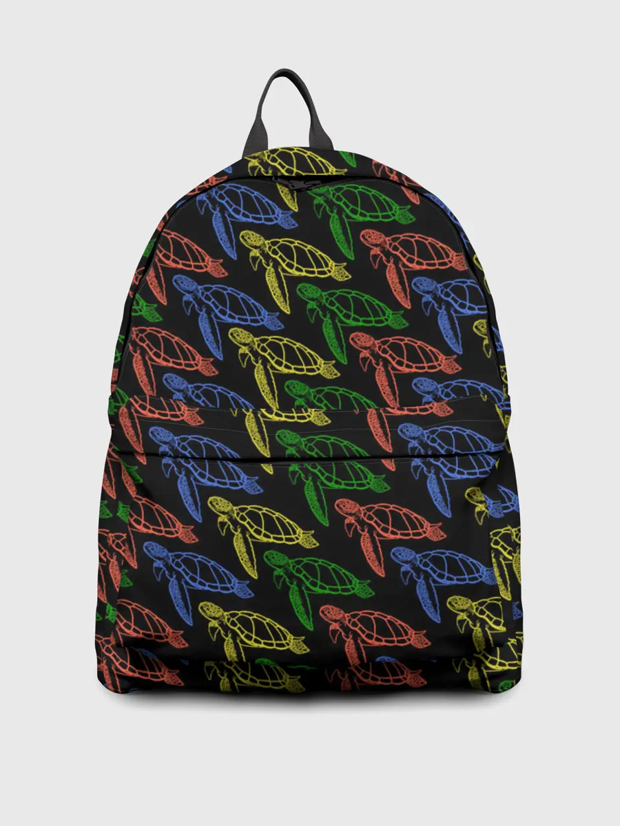 Рюкзак джинсовый / Черепашки