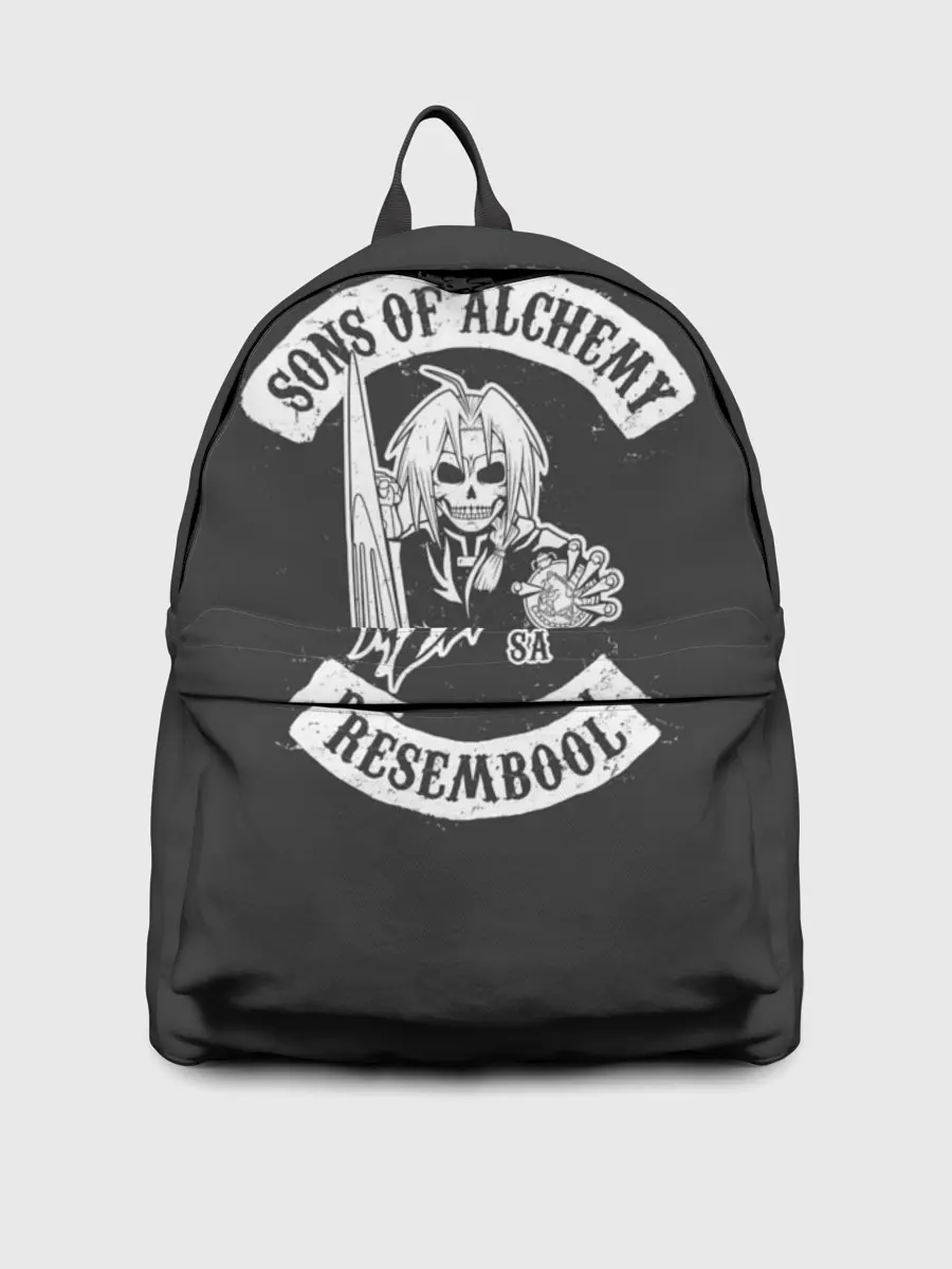 Рюкзак джинсовый / Стальной Алхимик