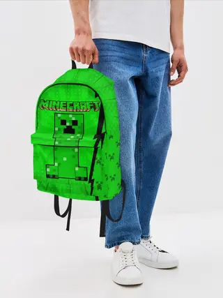 Рюкзак джинсовый / Minecraft