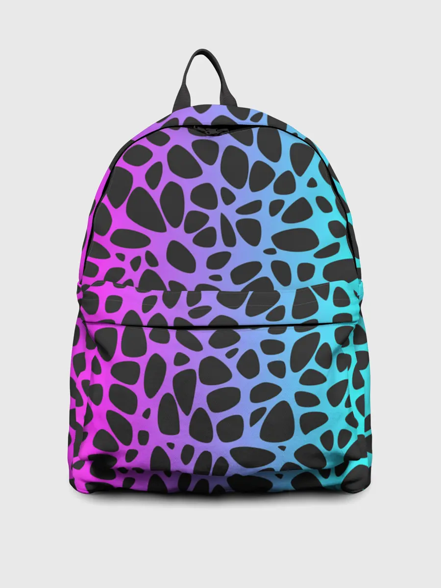 Рюкзак джинсовый / Неоновый градиент