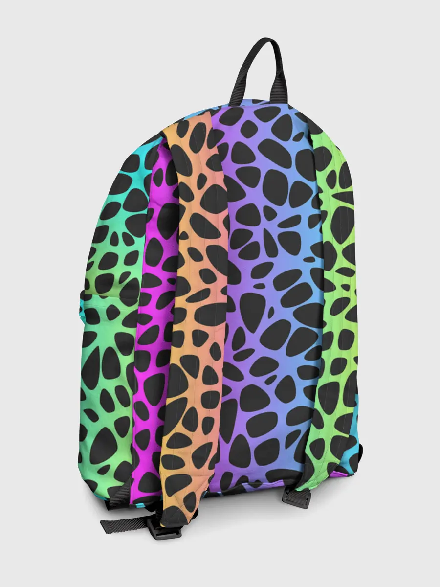 Рюкзак джинсовый / Неоновый градиент