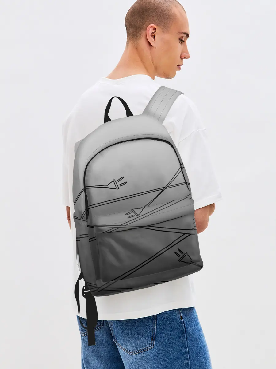 Рюкзак джинсовый / Провода