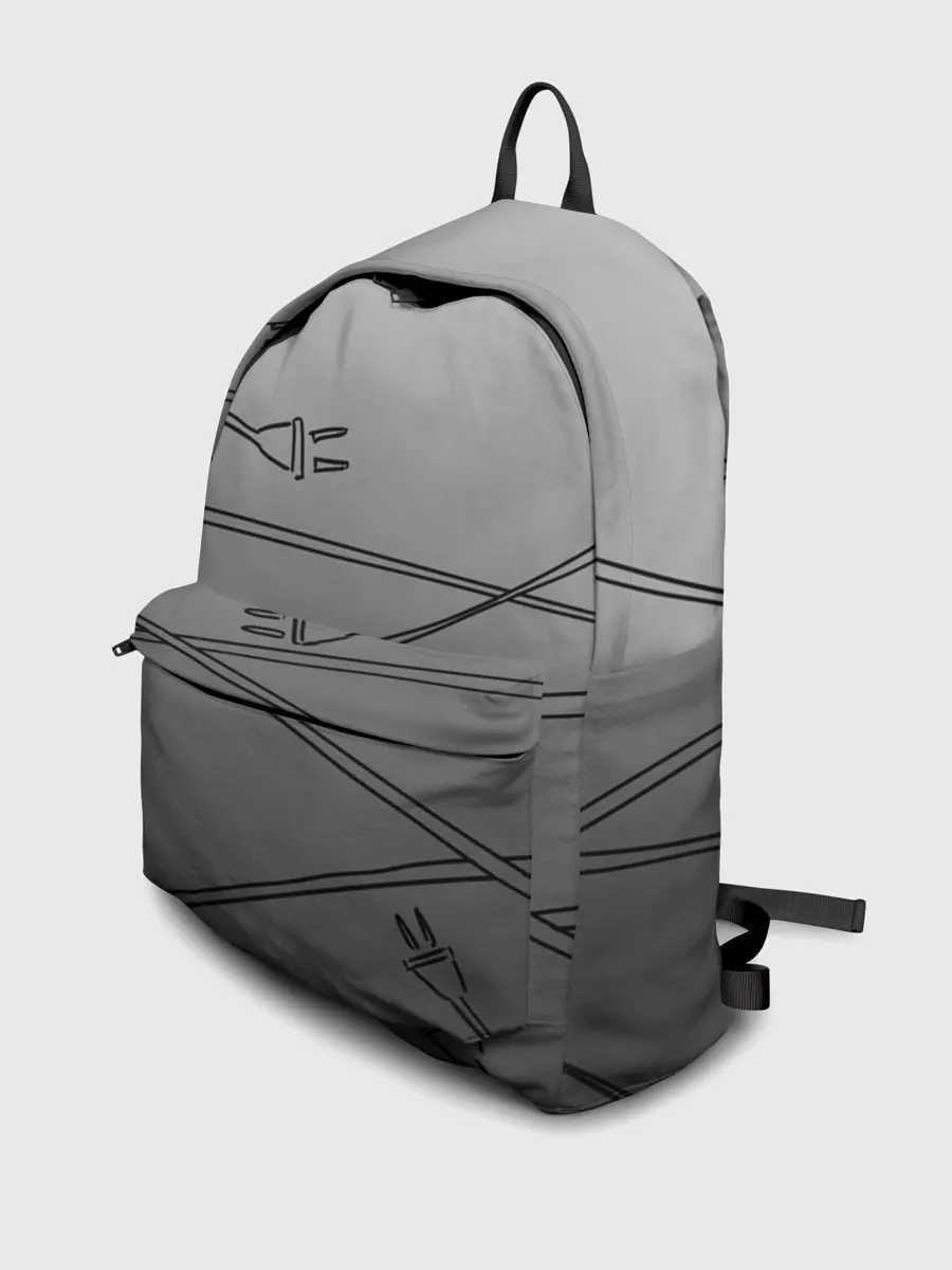 Рюкзак джинсовый / Провода