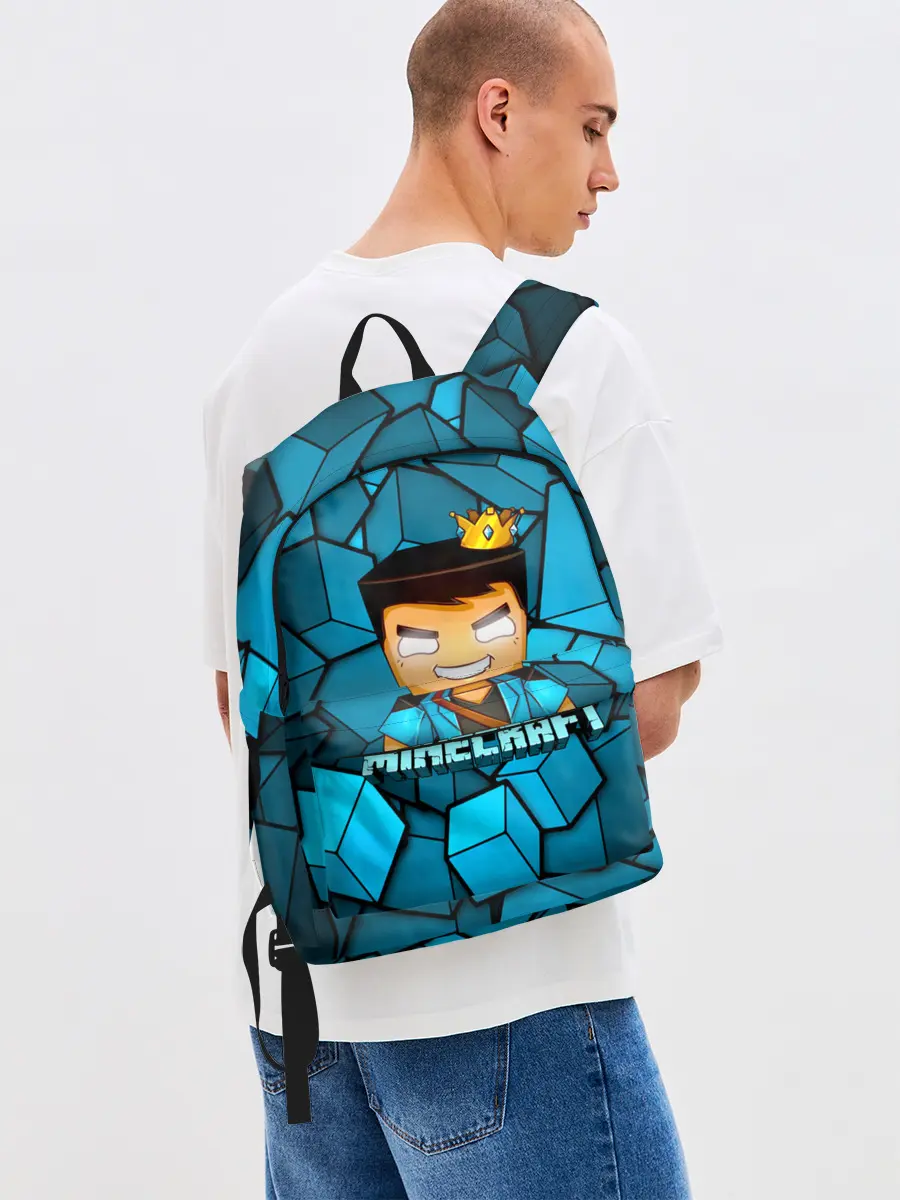 Рюкзак джинсовый / Minecraft