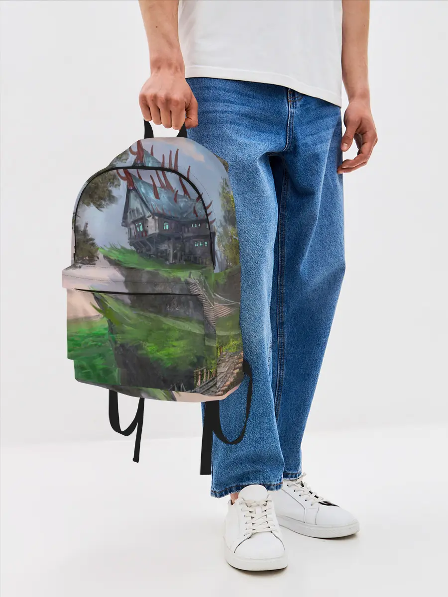 Рюкзак джинсовый / Гильдия магов