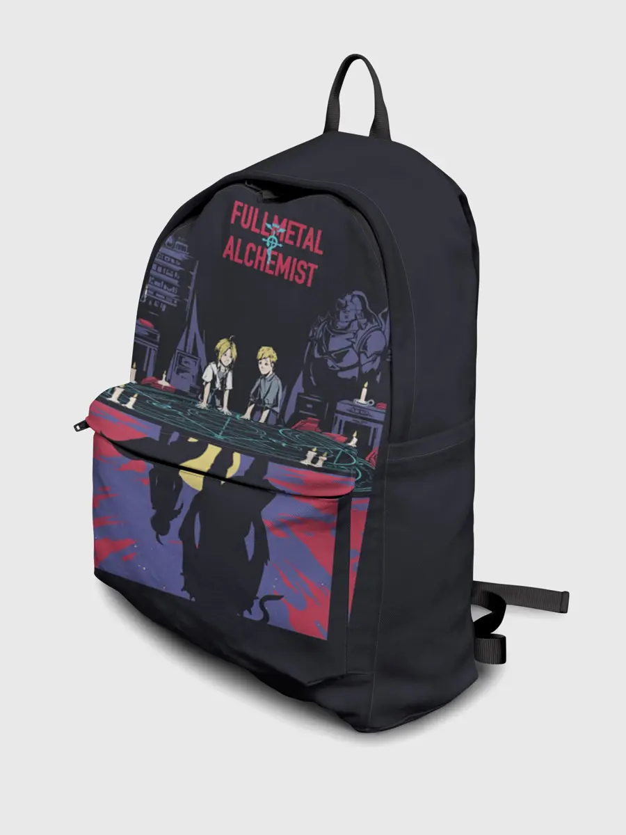 Рюкзак джинсовый / Стальной Алхимик