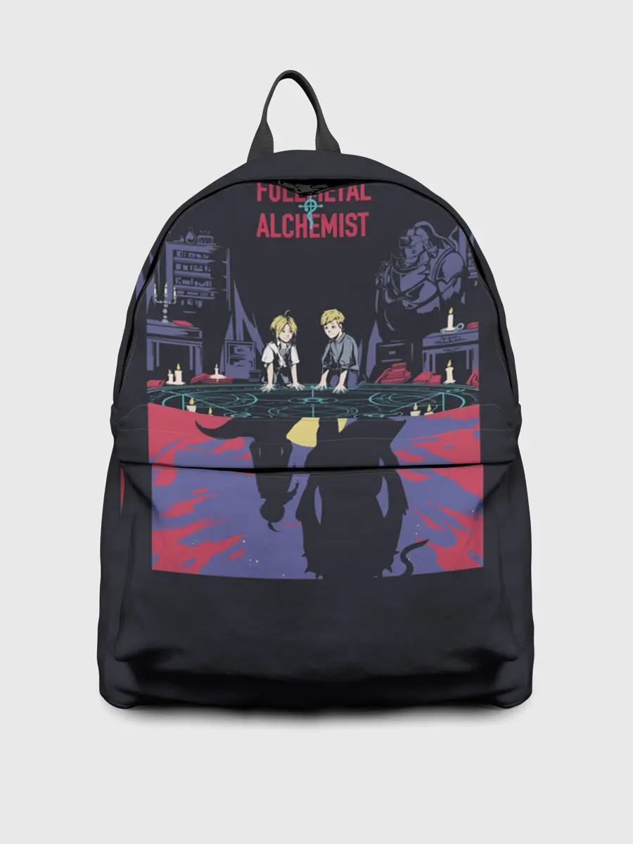 Рюкзак джинсовый / Стальной Алхимик