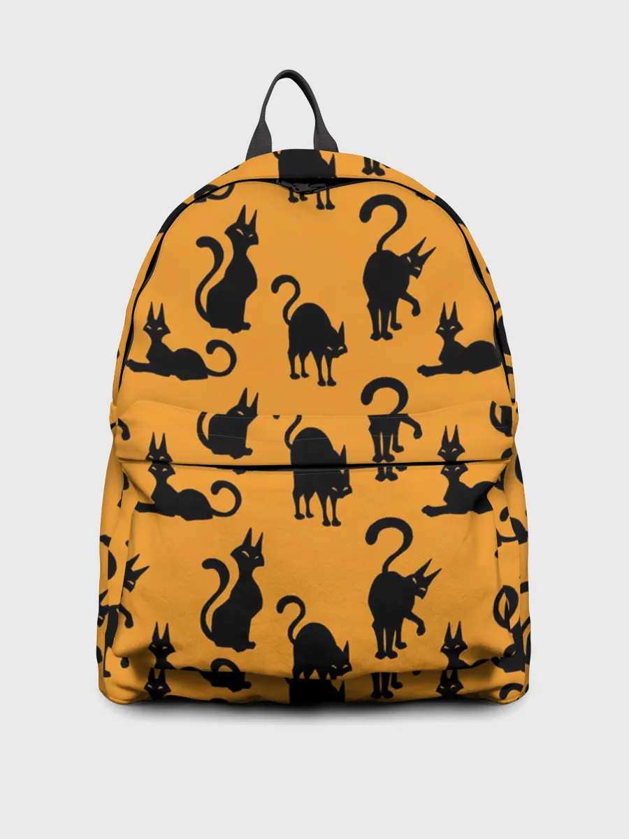 Рюкзак джинсовый / Кошки