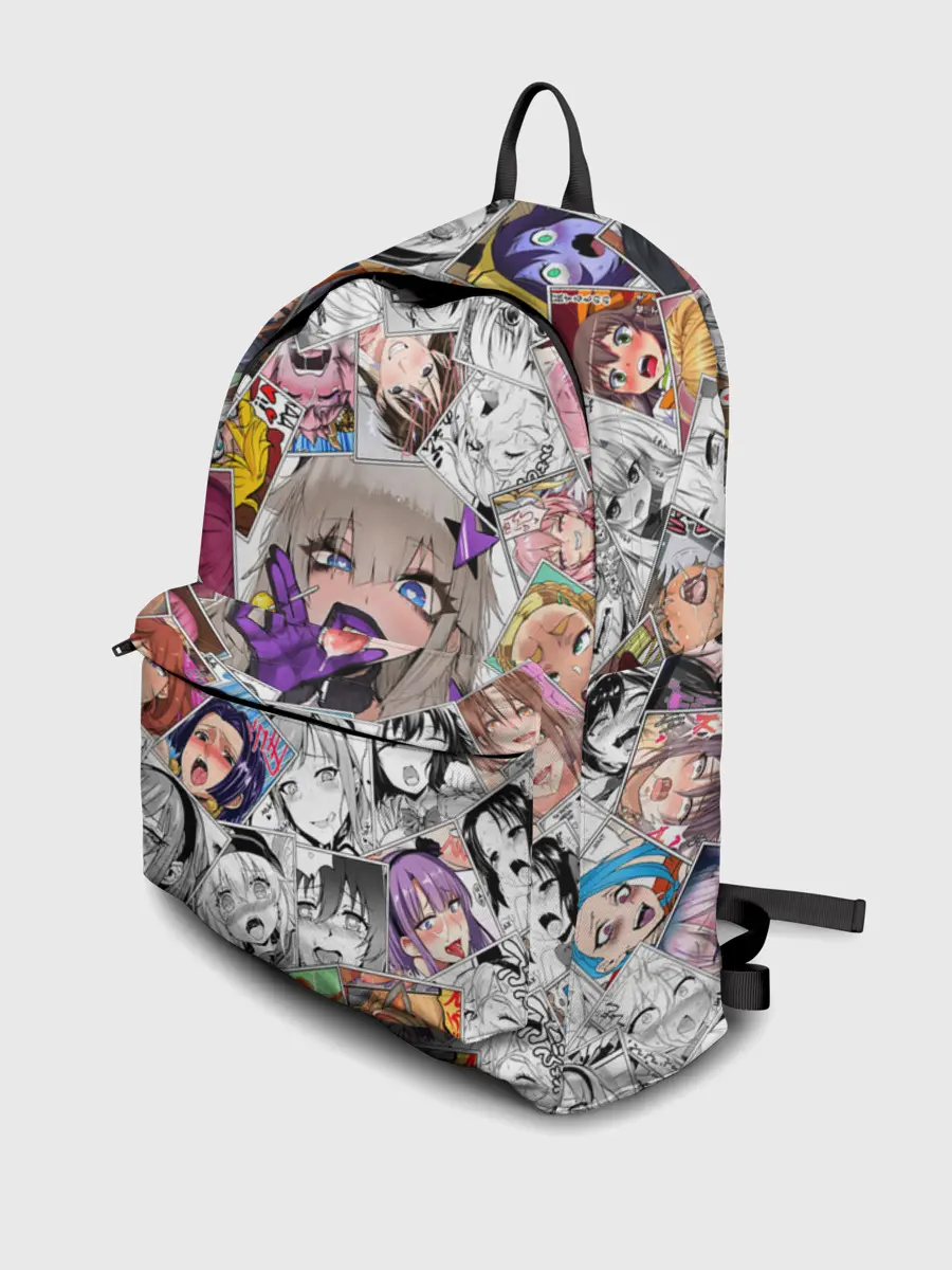 Рюкзак джинсовый / Ahegao завихрение