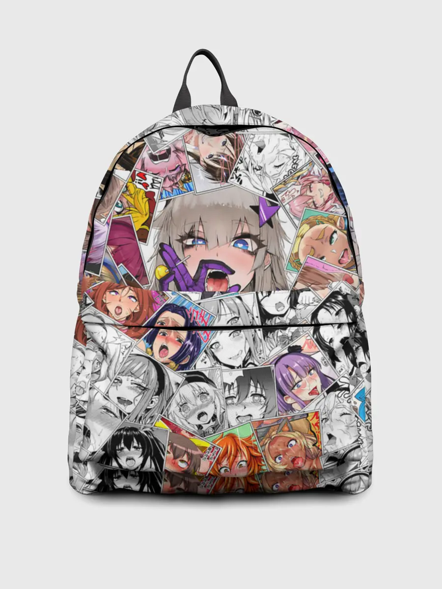 Рюкзак джинсовый / Ahegao завихрение