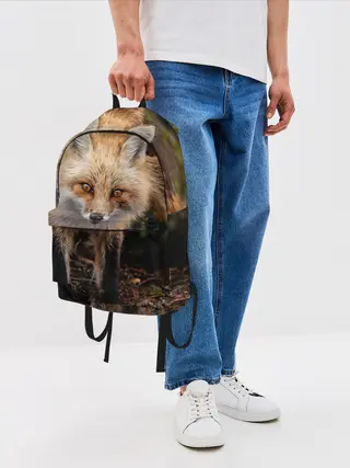 Рюкзак джинсовый / Лиса