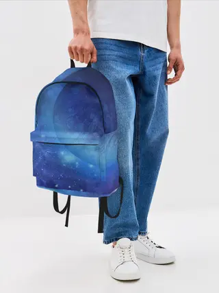 Рюкзак джинсовый / Планета
