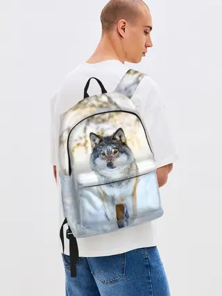 Рюкзак джинсовый / Я зимой