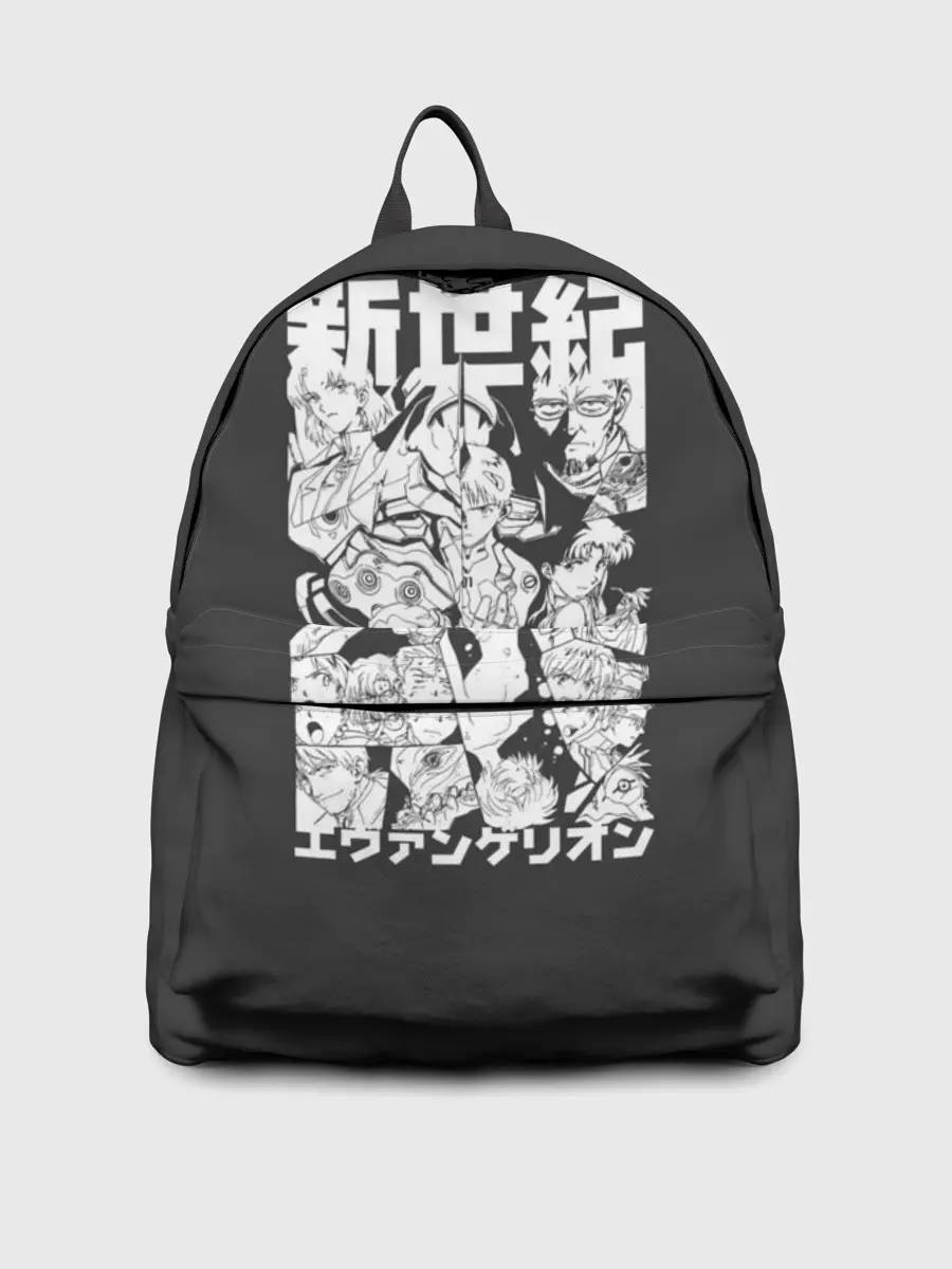 Рюкзак джинсовый / Евангилион