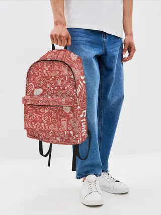 Рюкзак джинсовый / Happy Valentines Day