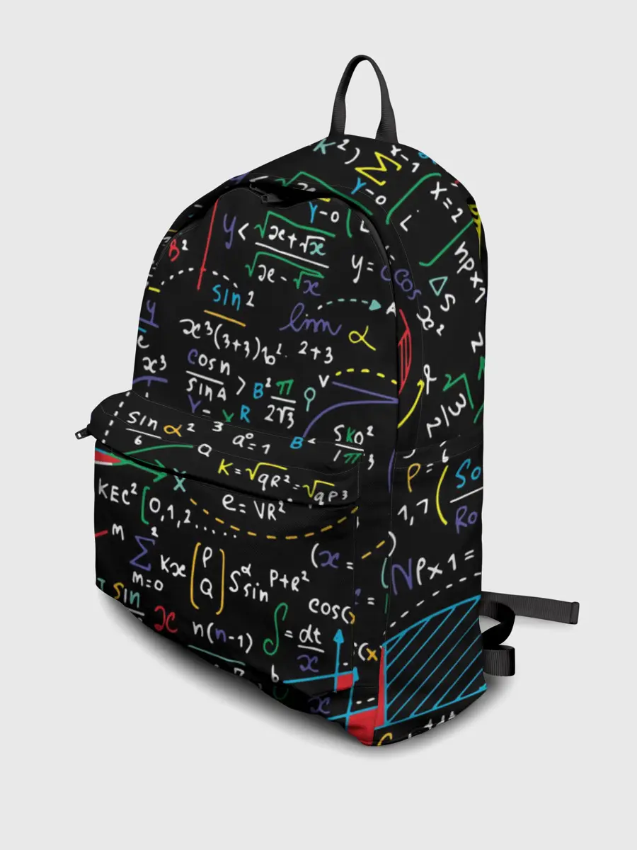 Рюкзак джинсовый / Математические формулы