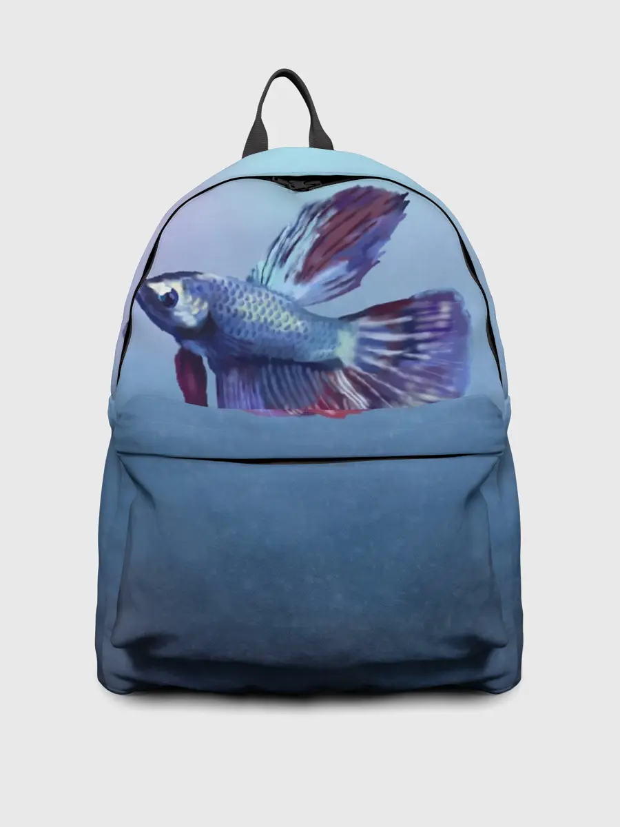 Рюкзак джинсовый / Рыбка