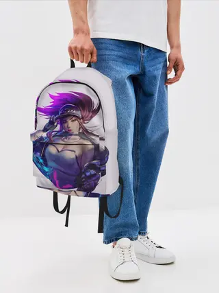 Рюкзак джинсовый / KDA Akali