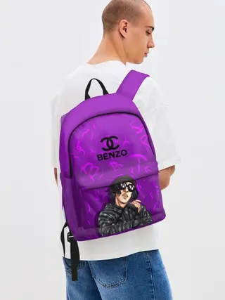 Рюкзак джинсовый / Big Baby Tape Benzo Gang