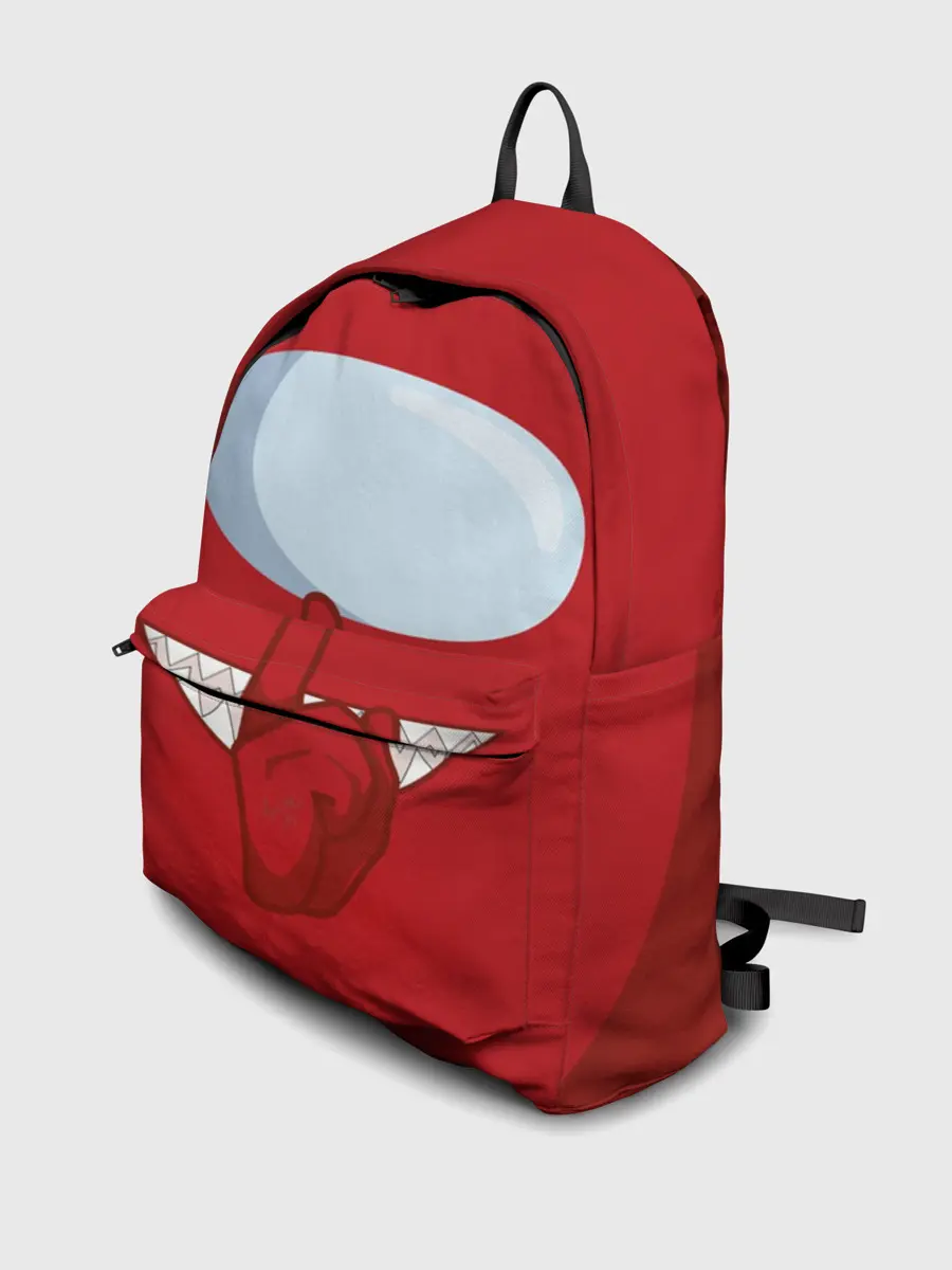 Рюкзак джинсовый / AMONG US | RED IMPOSTOR