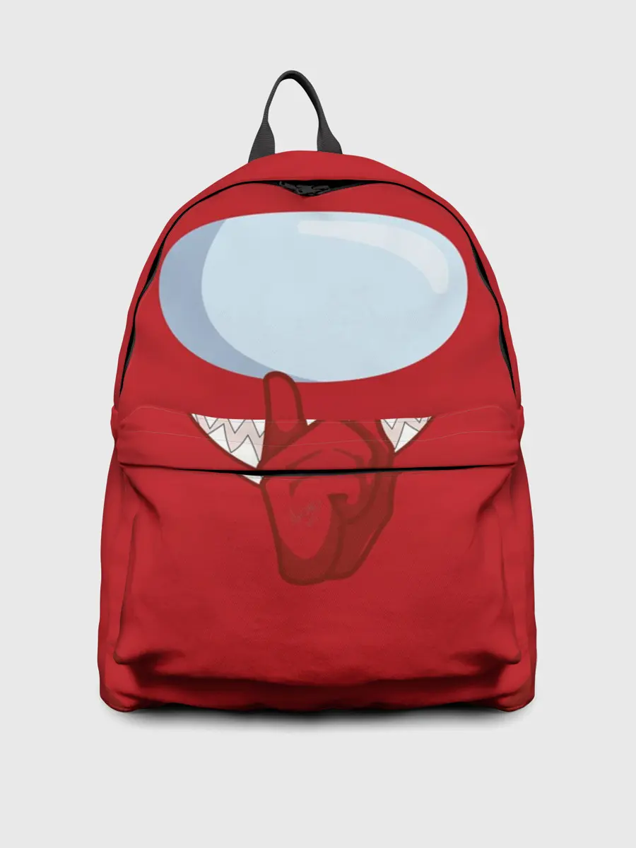 Рюкзак джинсовый / AMONG US | RED IMPOSTOR