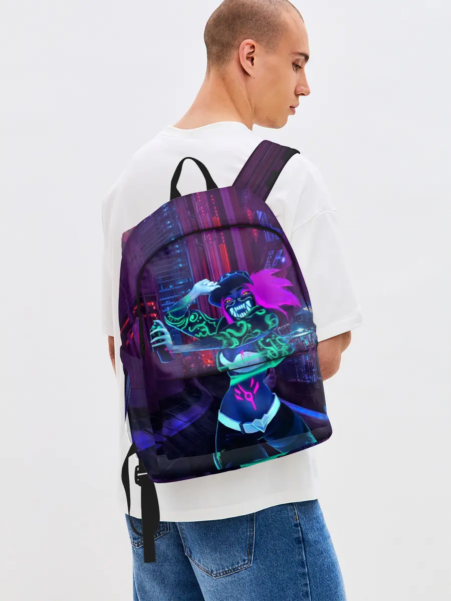 Рюкзак джинсовый / KDA Akali