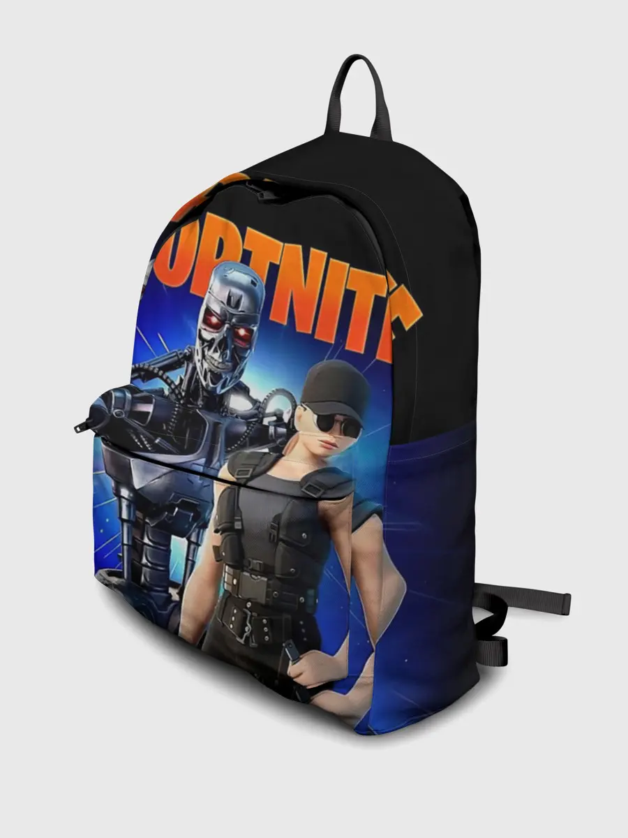 Рюкзак джинсовый / Fortnite терминатор