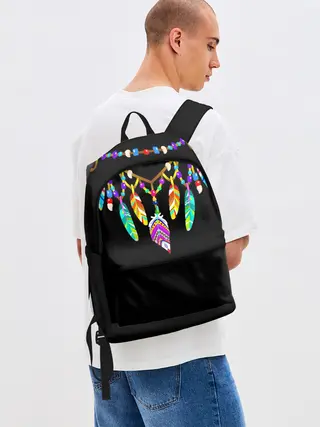 Рюкзак джинсовый / Ожерелье