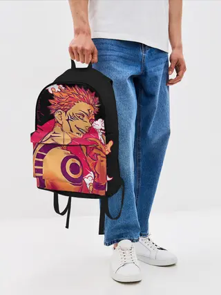 Рюкзак джинсовый / Двуликий магическая битва