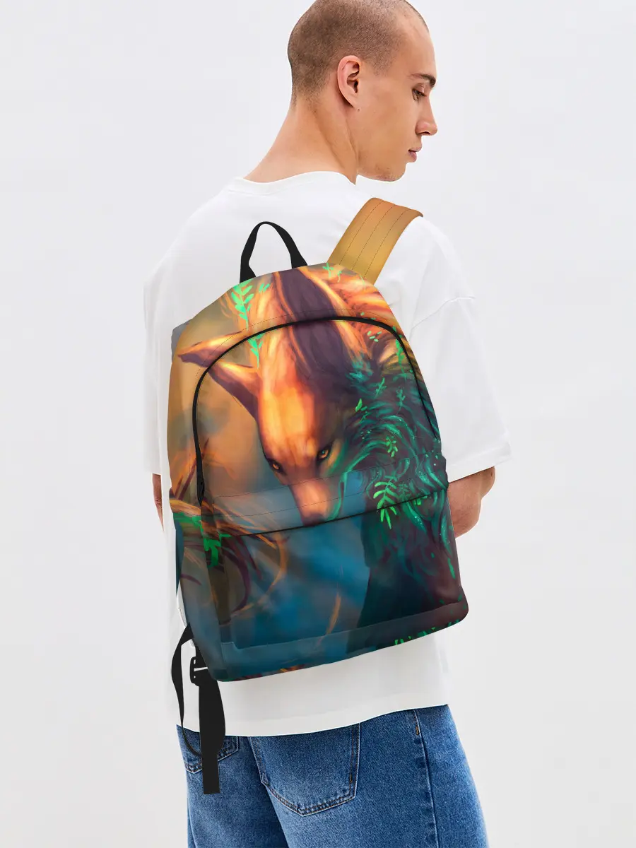 Рюкзак джинсовый / Волшебная лиса