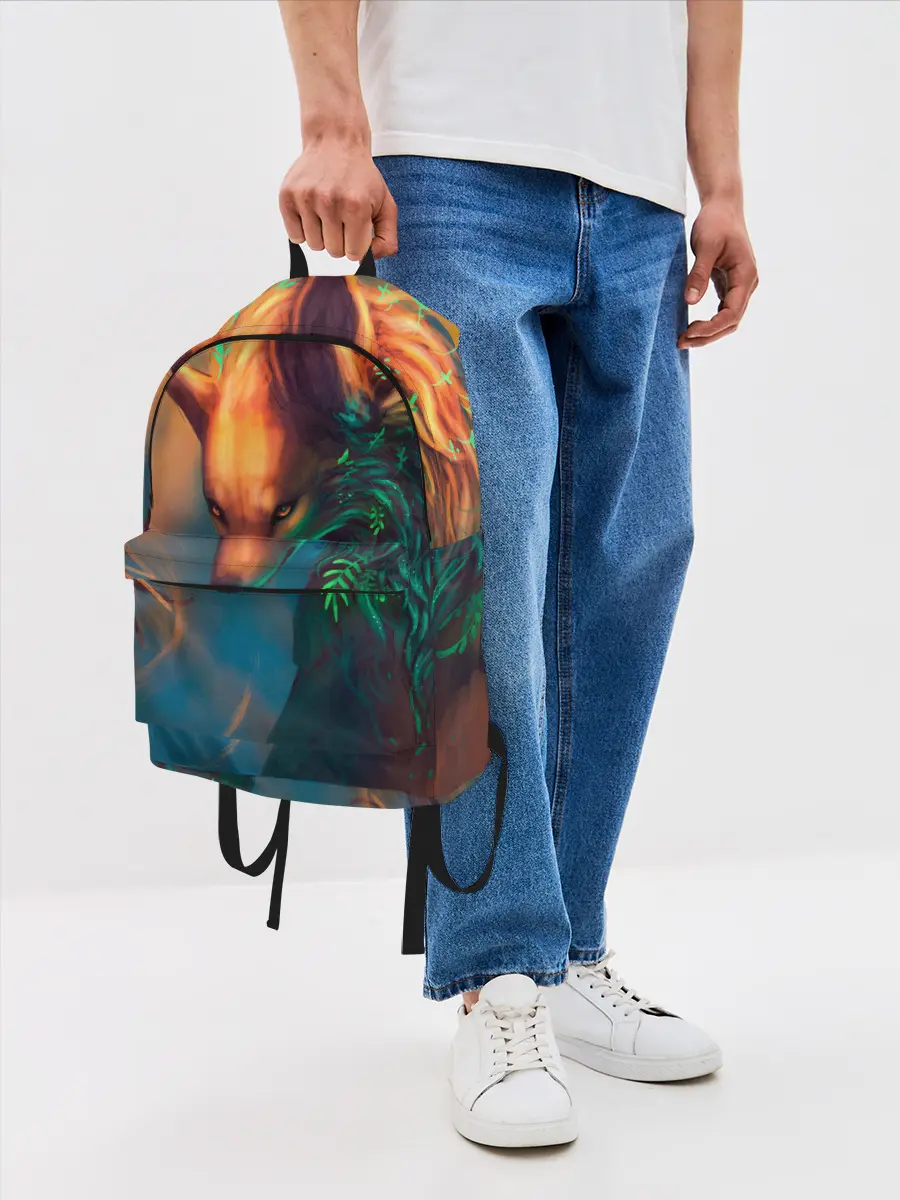 Рюкзак джинсовый / Волшебная лиса