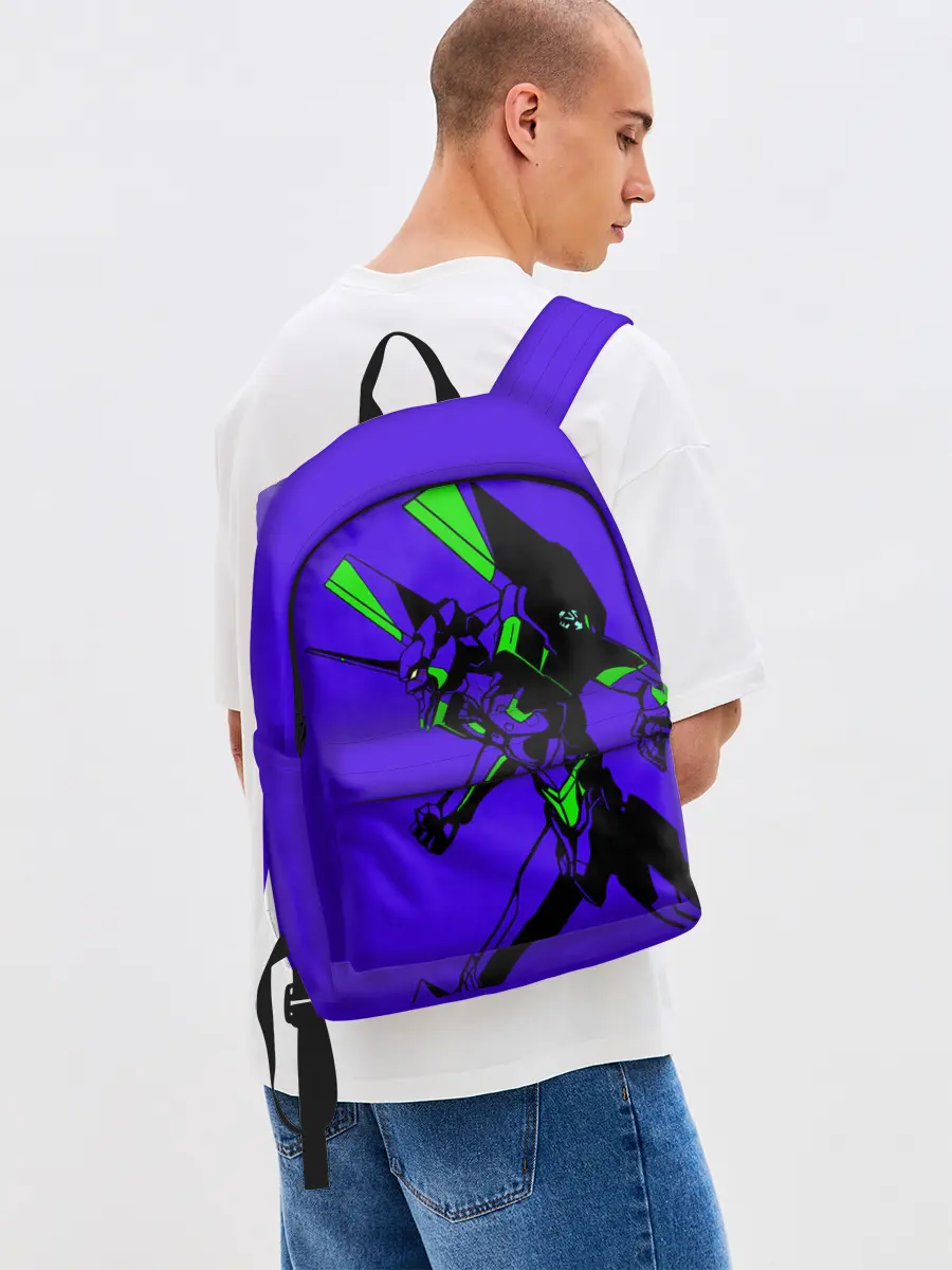 Рюкзак джинсовый / Евангилион