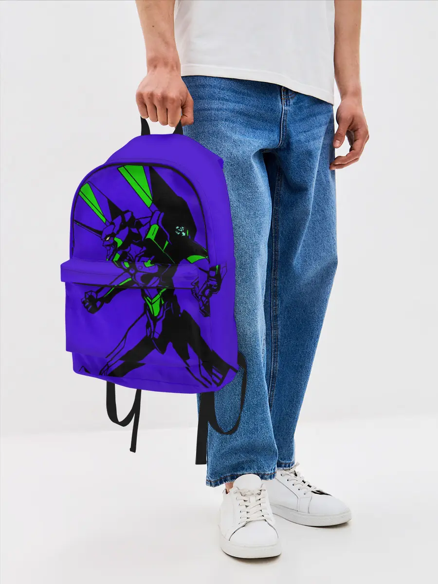 Рюкзак джинсовый / Евангилион