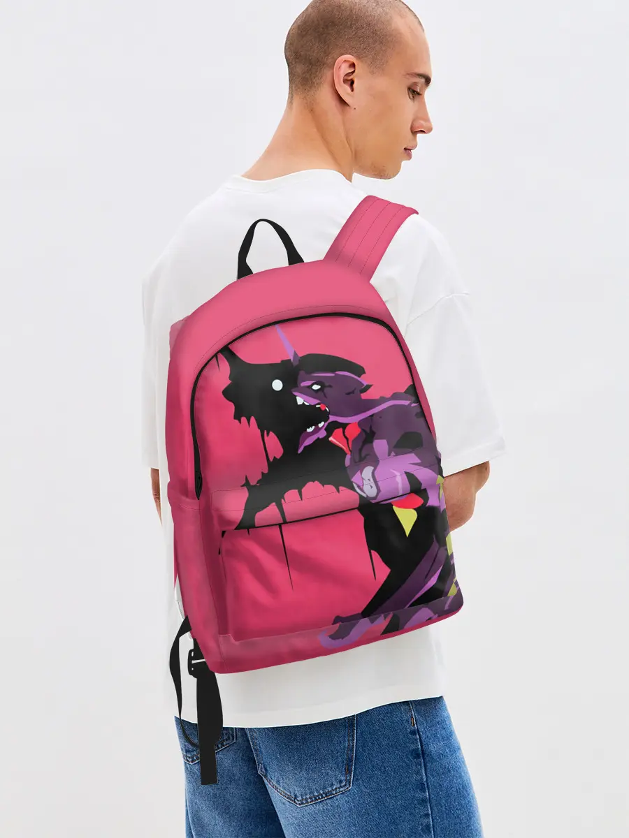 Рюкзак джинсовый / Евангилион