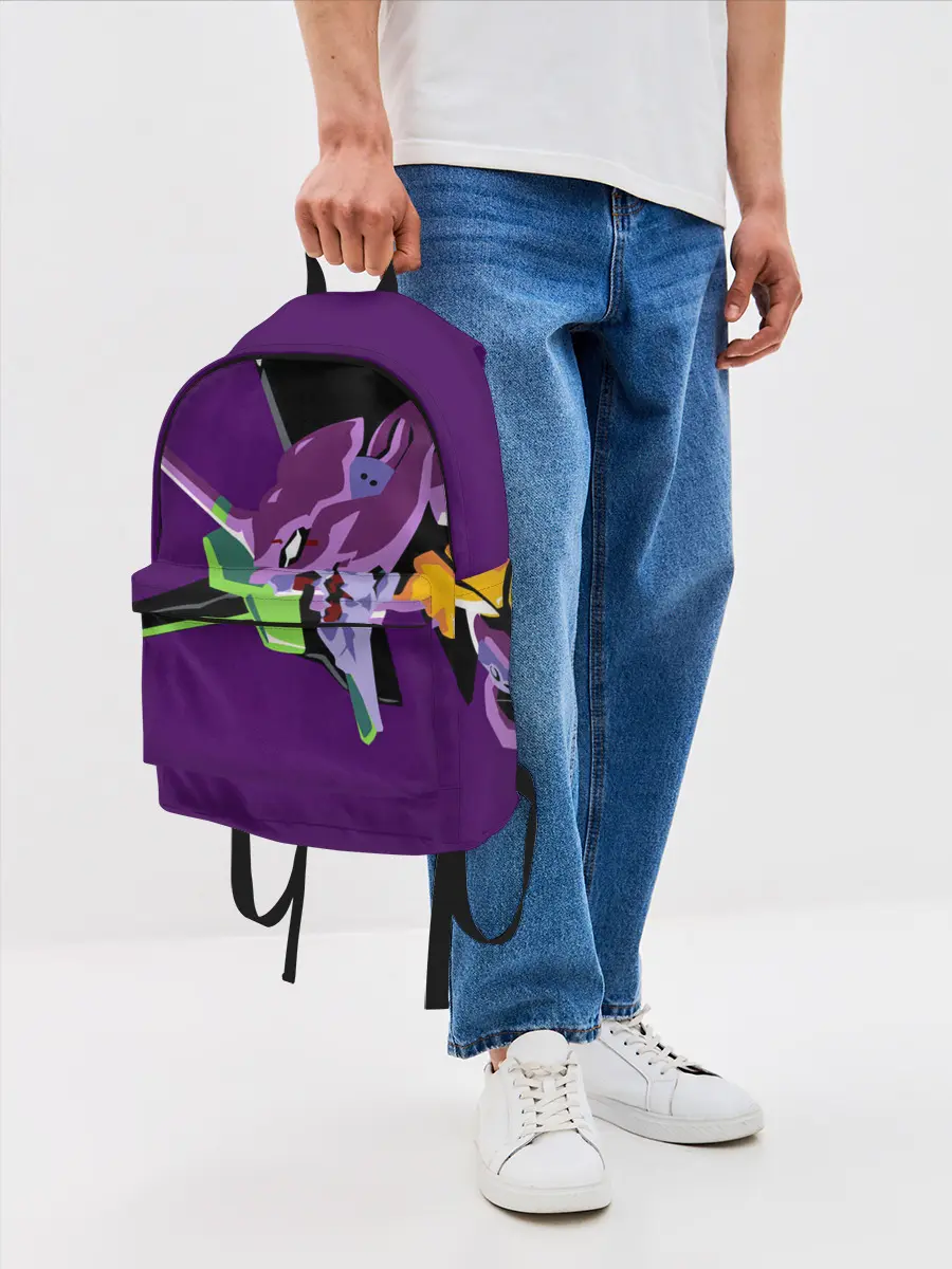 Рюкзак джинсовый / Евангилион