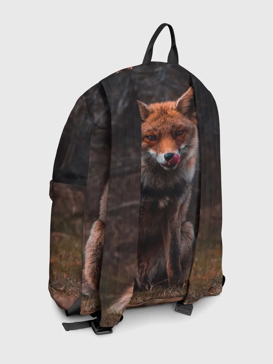 Рюкзак джинсовый / Хищная лисица