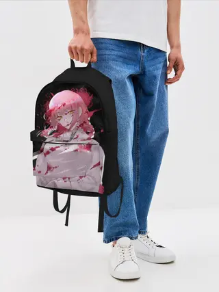 Рюкзак джинсовый / Makima Chainsaw Man