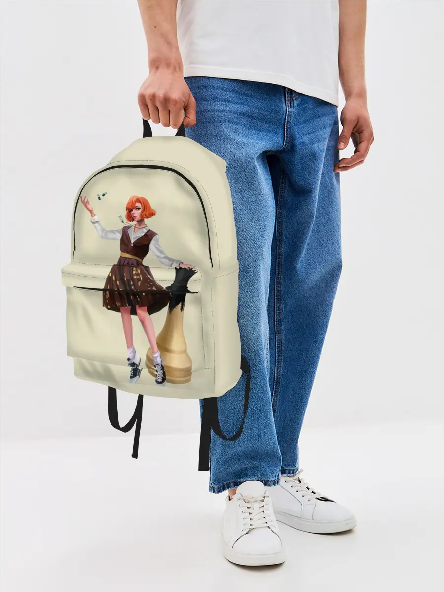 Рюкзак джинсовый / Ход Королевы