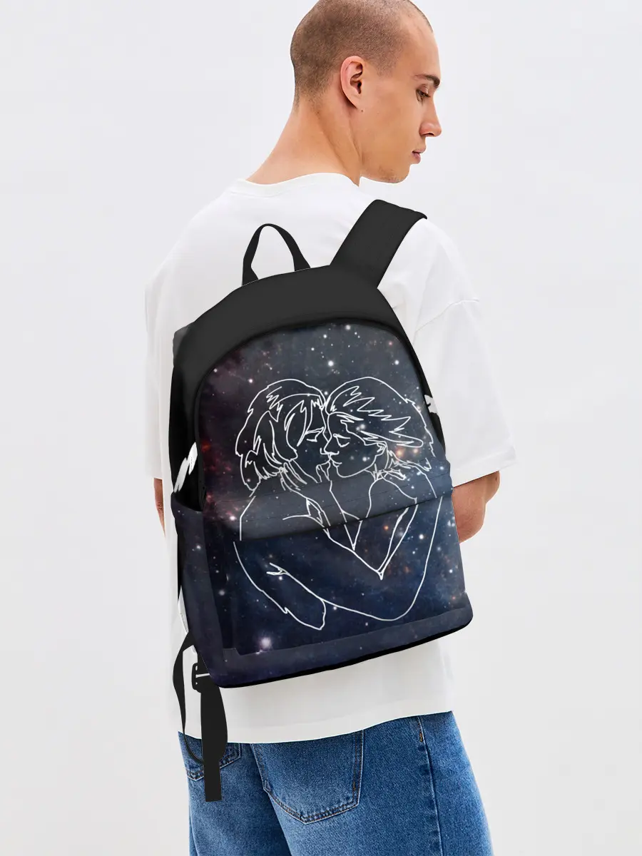 Рюкзак джинсовый / Ты мой космос