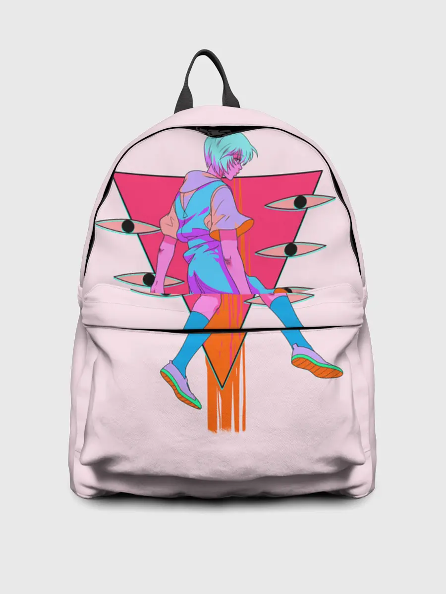 Рюкзак джинсовый / Евангилион