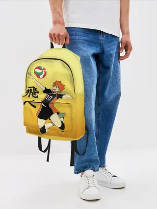 Рюкзак джинсовый / Fly High Haikyuu!!