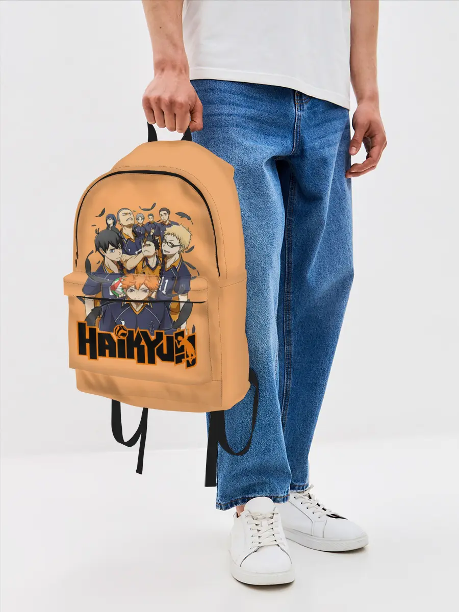 Рюкзак джинсовый / Аниме Волейбол