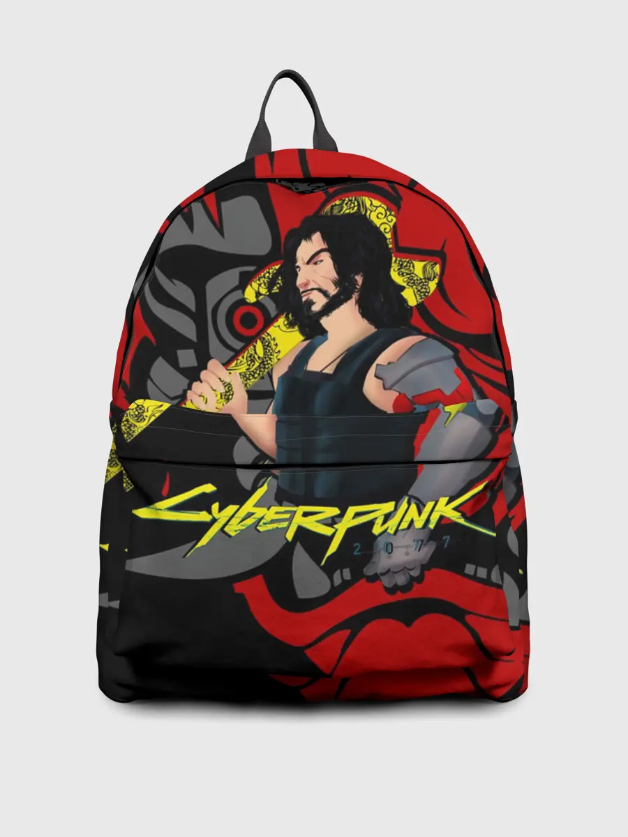 Рюкзак джинсовый / CyberPunk 2077 | SAMURAI KEANU