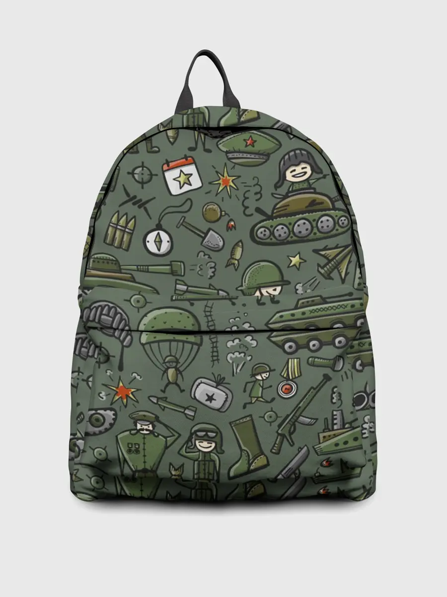 Рюкзак джинсовый / военные атрибуты