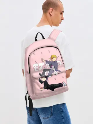 Рюкзак джинсовый / Моб Психо 100