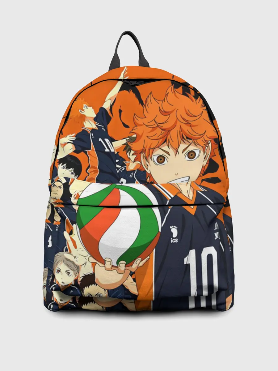 Рюкзак джинсовый / Волебольная команда из аниме HAIKYUU!!