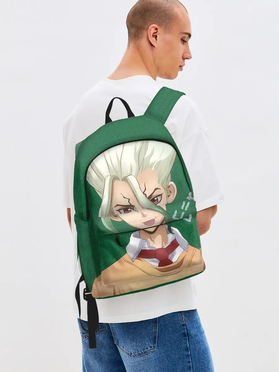 Рюкзак джинсовый / Доктор Стоун