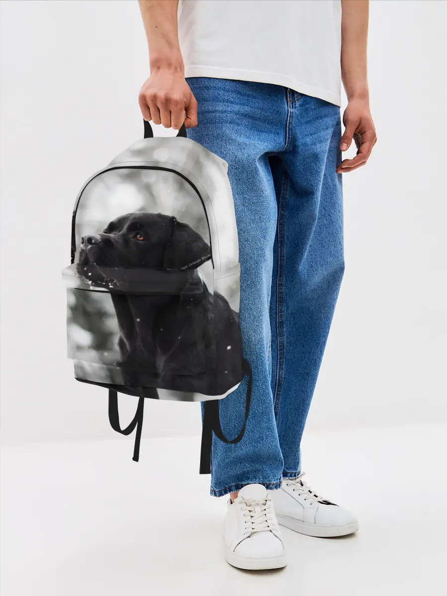 Рюкзак джинсовый / Лабрадор Марк