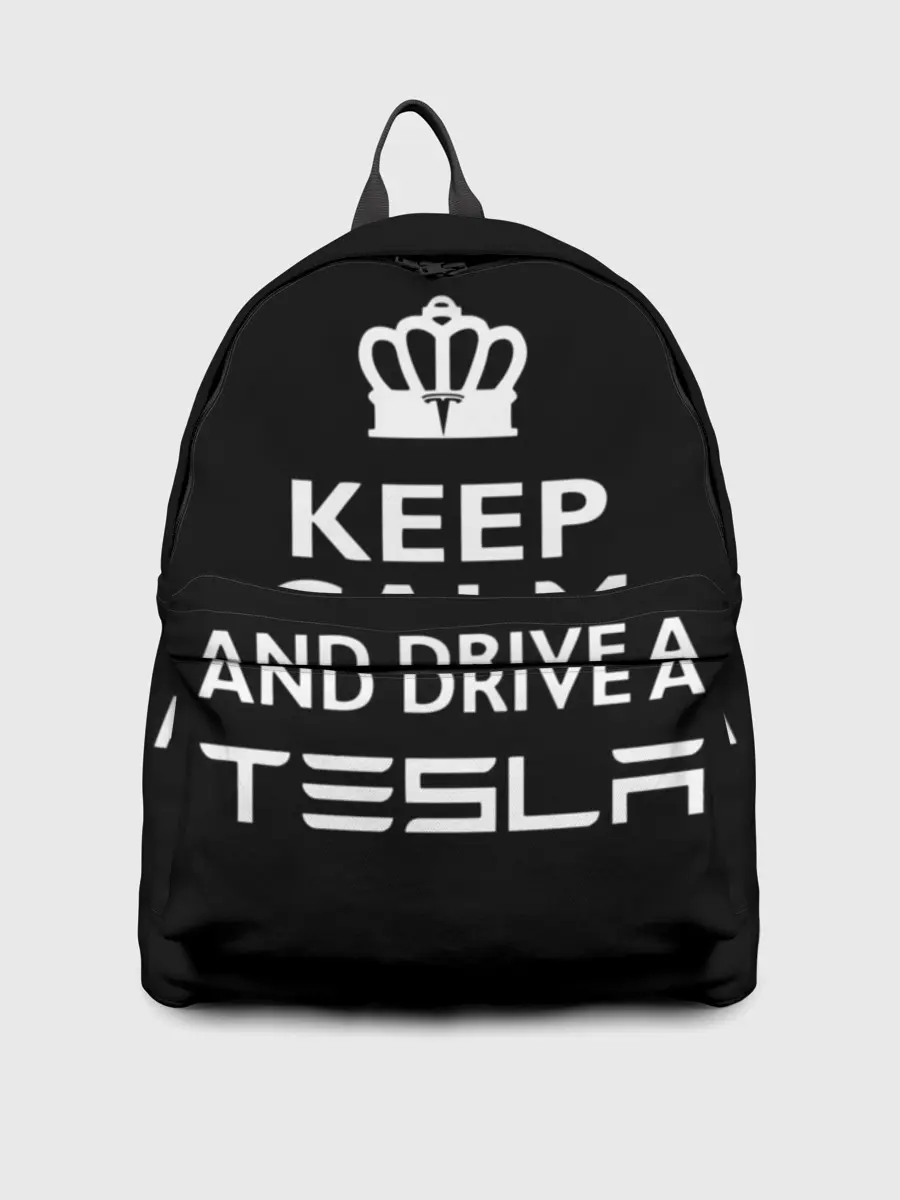Рюкзак джинсовый / Drive a Tesla!